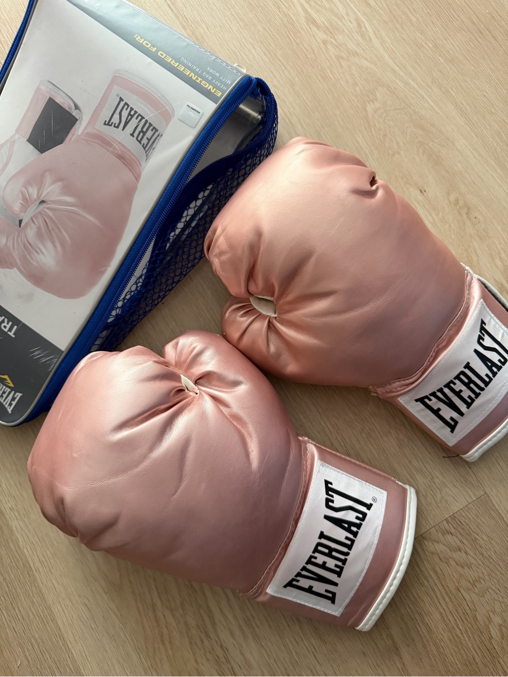 Everlast Rose Gold Boxing Gloves